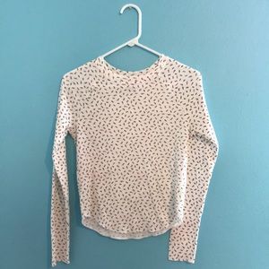 White Floral Long Sleeve Shirt